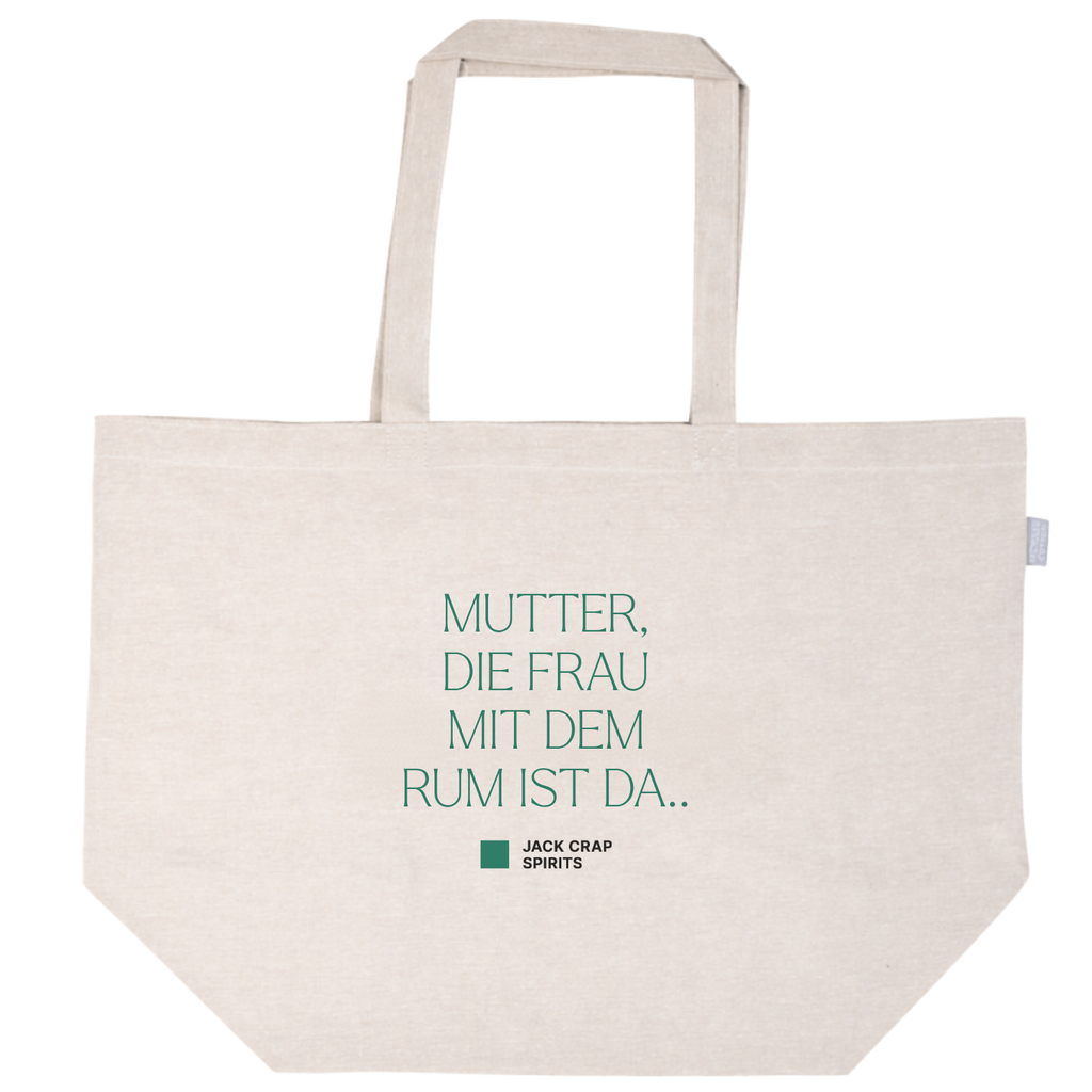 Jutebeutel / Shopper, recycelter Baumwollmix, versch. Varianten