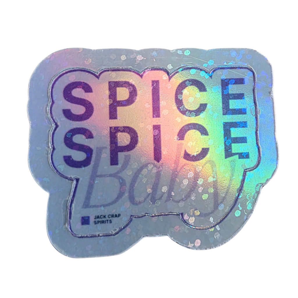 Sticker "Spice Spice Baby", 3 x 4cm,                                          Shiny & Glitter