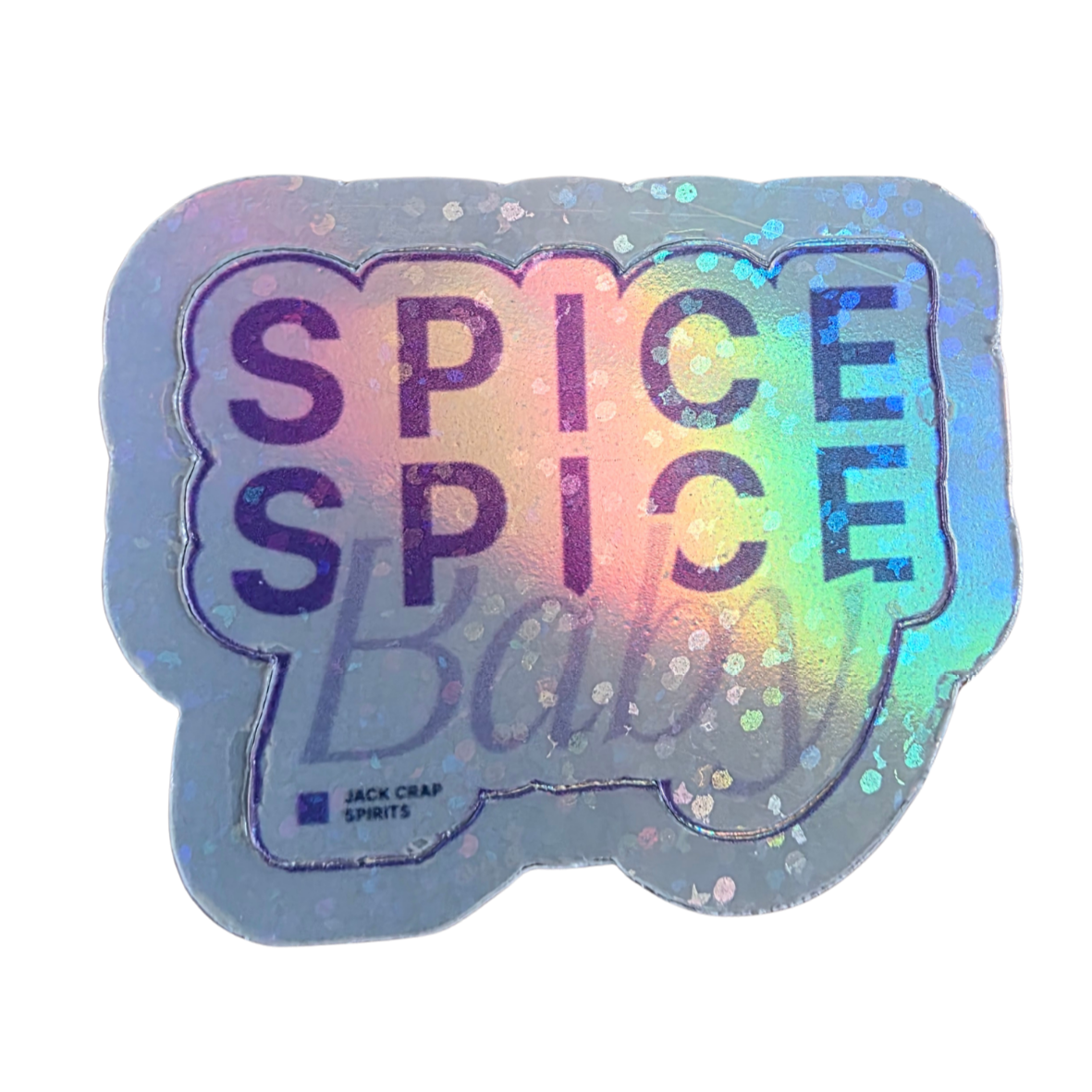 Sticker "Spice Spice Baby", 3 x 4cm,                                          Shiny & Glitter