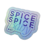 Sticker "Spice Spice Baby", 3 x 4cm,                                          Shiny & Glitter