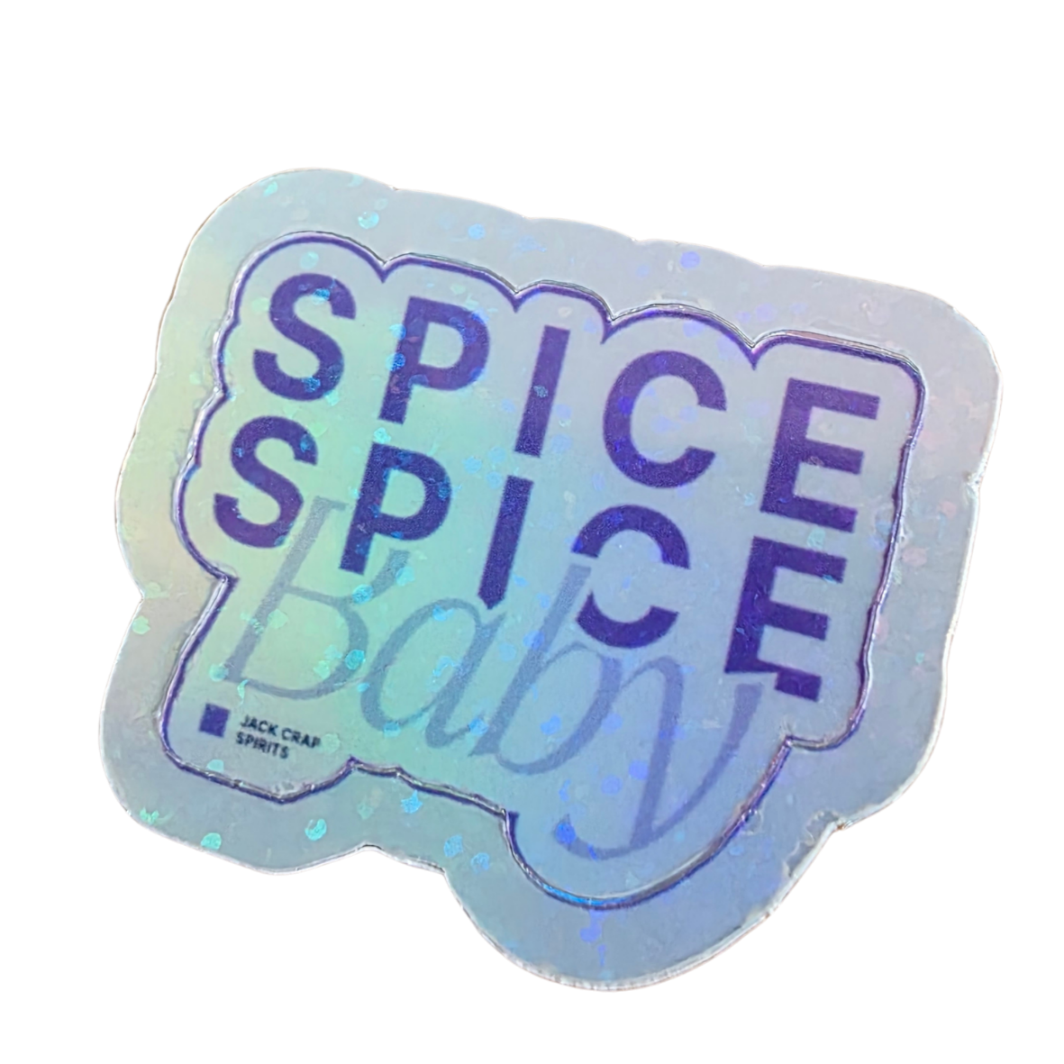 Sticker "Spice Spice Baby", 3 x 4cm,                                          Shiny & Glitter