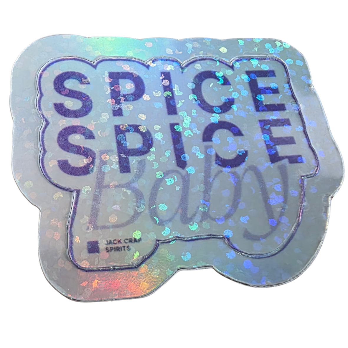 Sticker "Spice Spice Baby", 3 x 4cm,                                          Shiny & Glitter