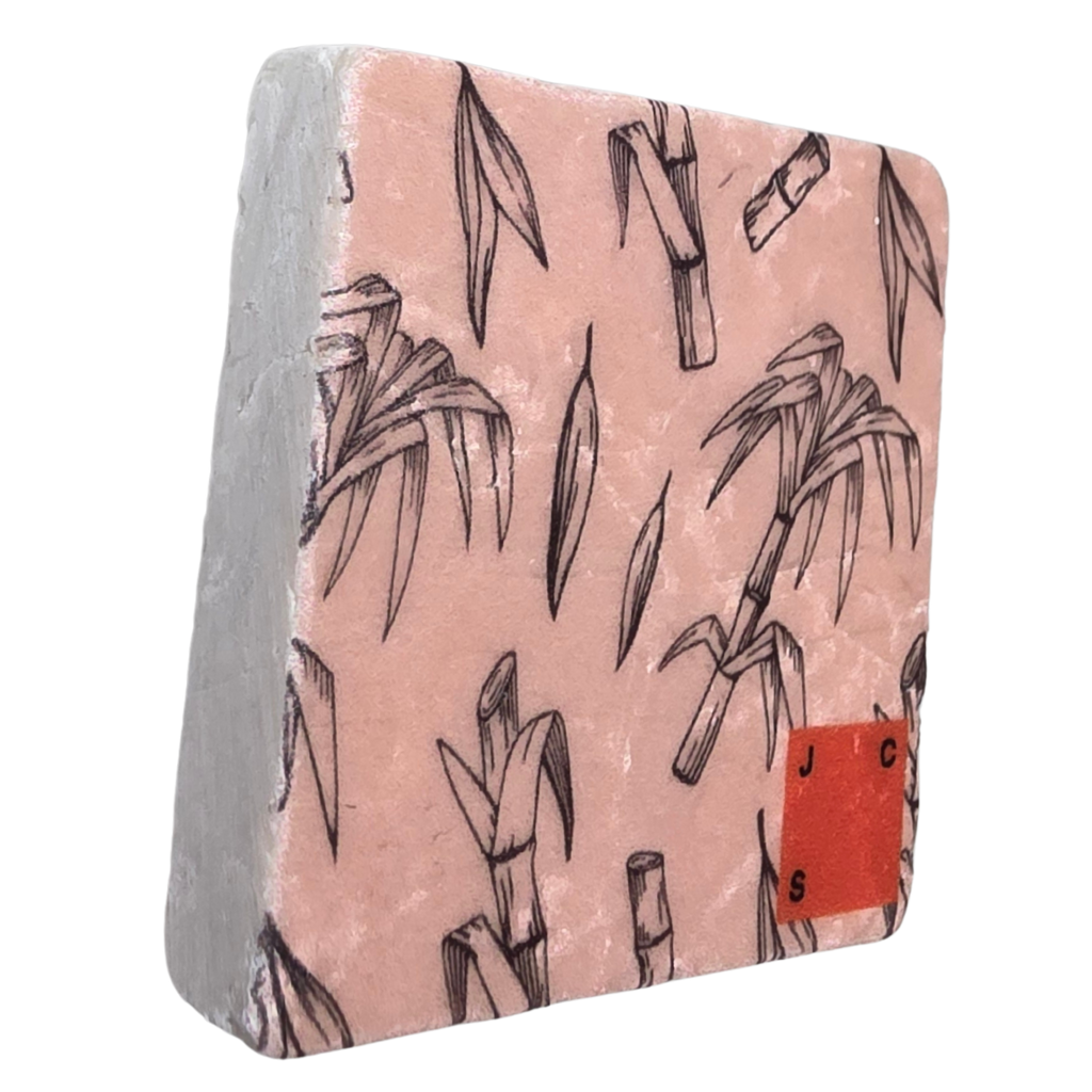 Magnet-Fliese Zuckerrohr 5x5cm, versch. Varianten