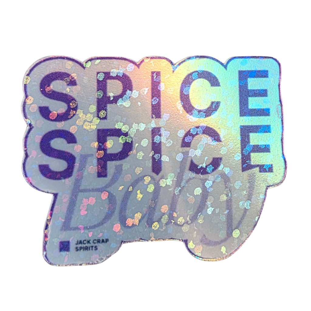 Sticker "Spice Spice Baby", 3 x 4cm,                                          Shiny & Glitter