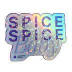 Sticker "Spice Spice Baby", 3 x 4cm,                                          Shiny & Glitter