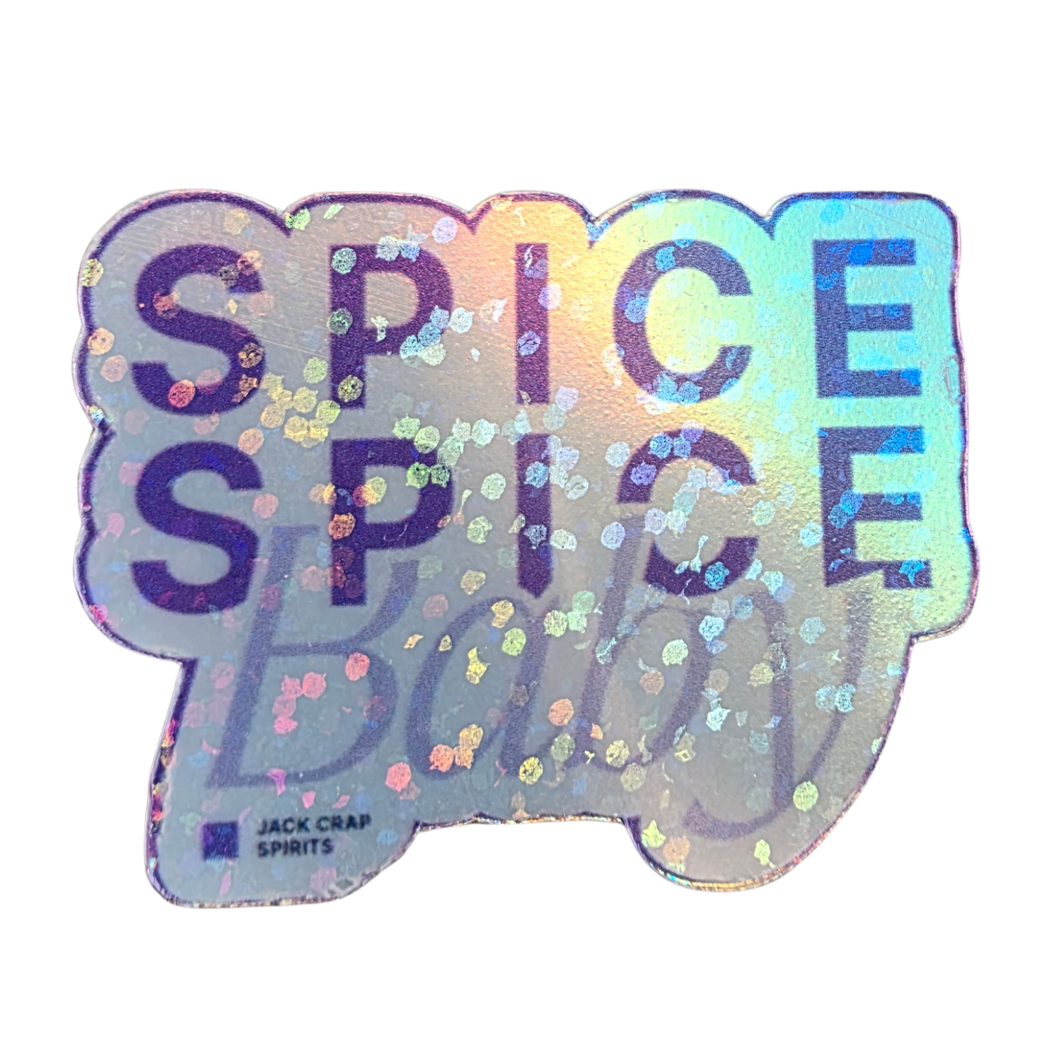 Sticker "Spice Spice Baby", 3 x 4cm,                                          Shiny & Glitter