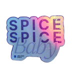 Sticker "Spice Spice Baby", 3 x 4cm,                                          Shiny & Glitter