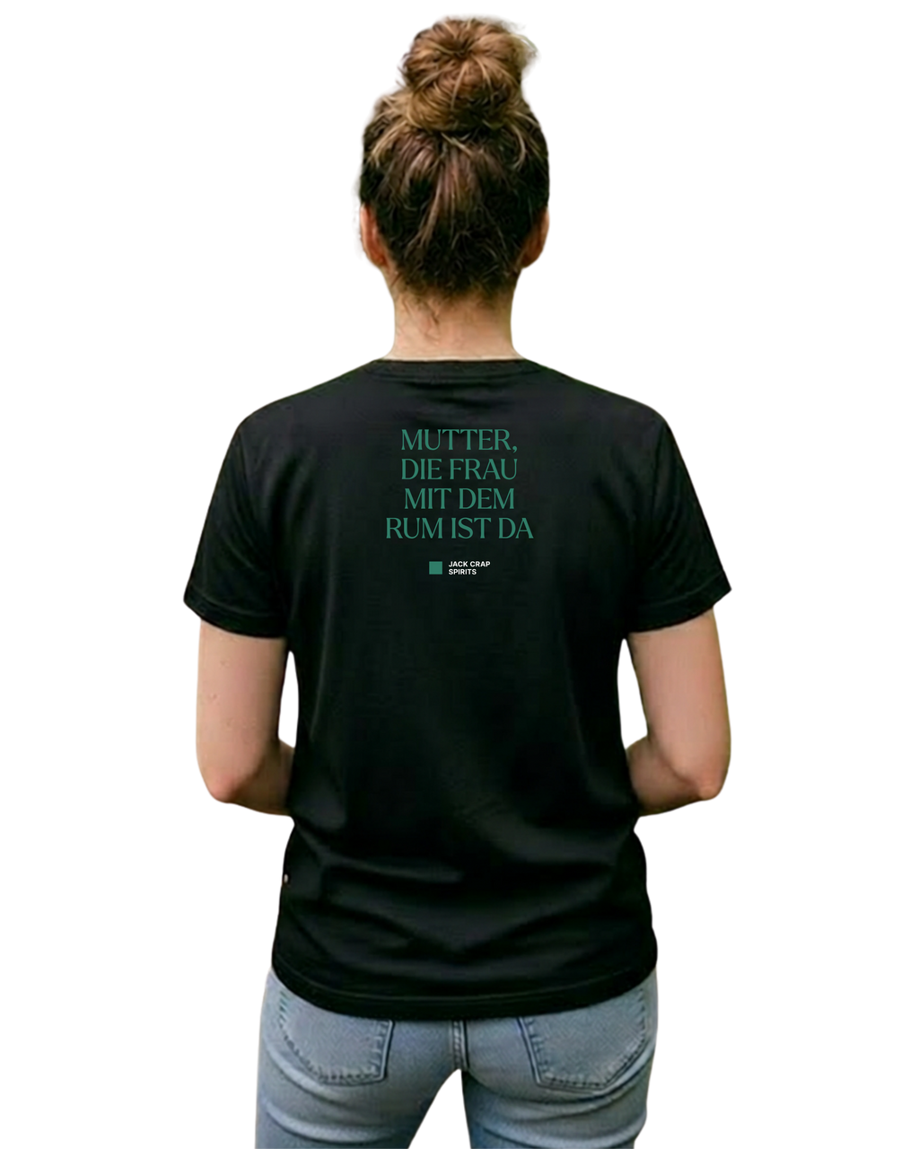 Shirt "Mutter, die Frau mit dem Rum ist da.", 100% Bio-Baumwolle